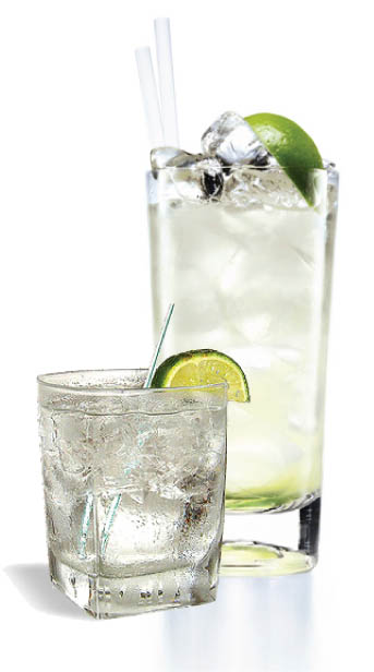Коктейль Водка с тоником (Vodka tonic cocktail)